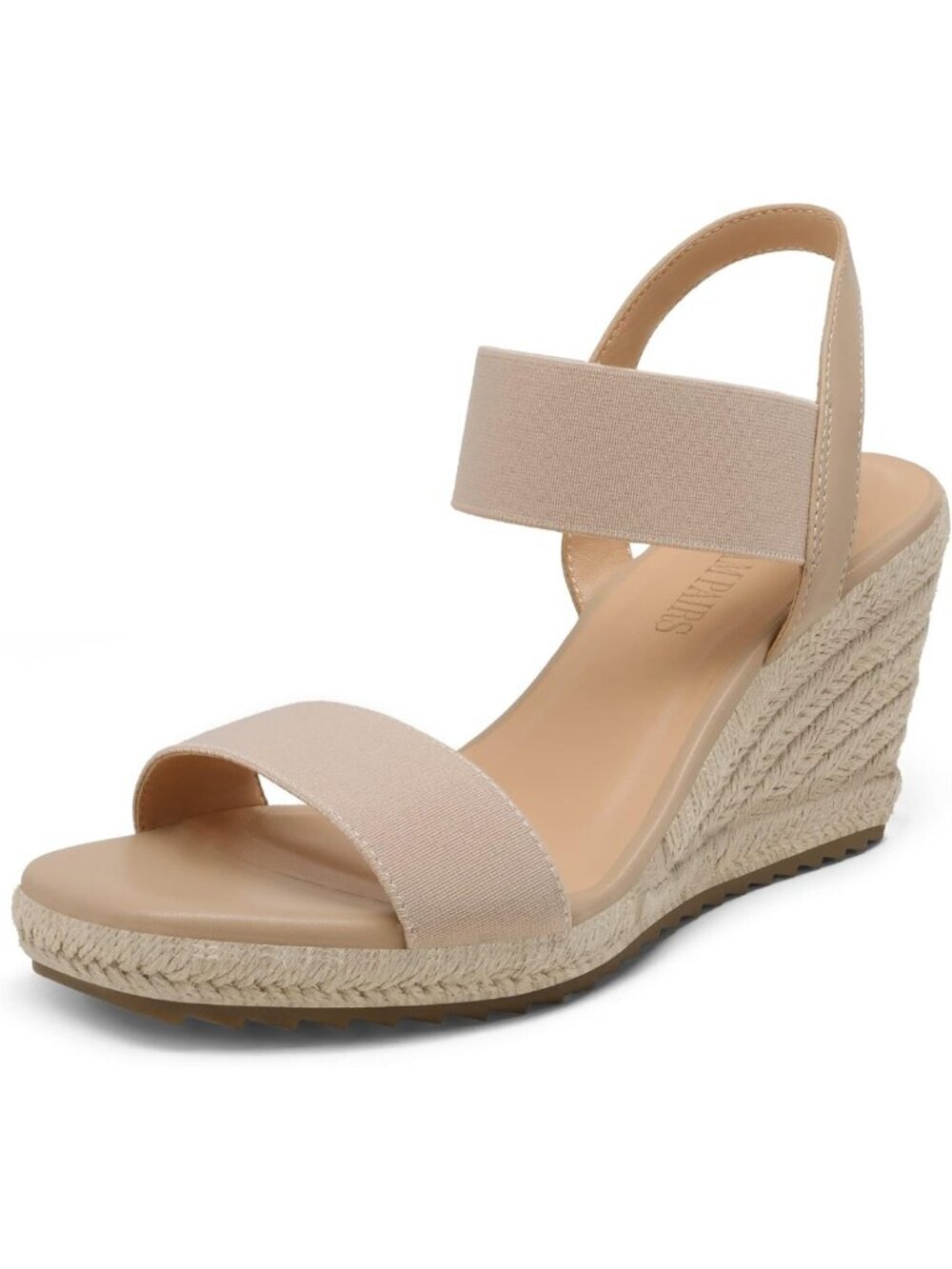 Stylish Open Toe Espadrille Platform Sandals with Elastic Ankle Strap - Women's